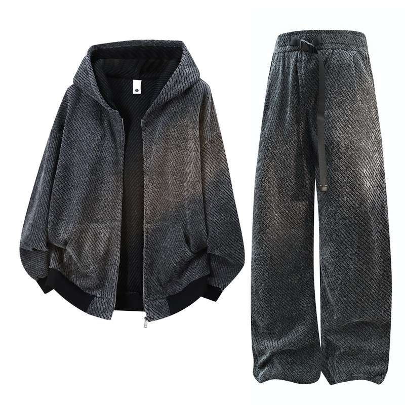 Fashion Streetwear - Men's Casual 2-Piece Sportswear Set Streetwear