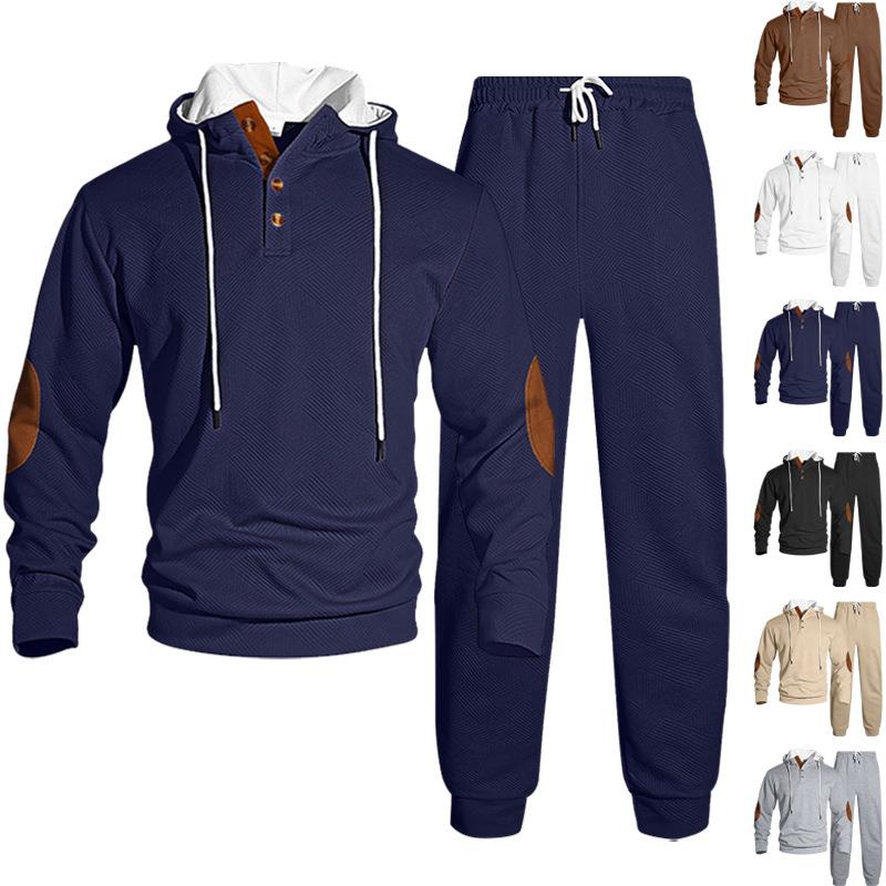 Fashion Streetwear - Men's Two-Piece Hoodie Set Casual Sportswear