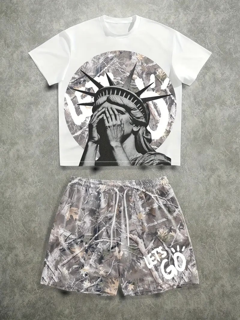 Street Fashion Men - The 2026 Summer New men's Set