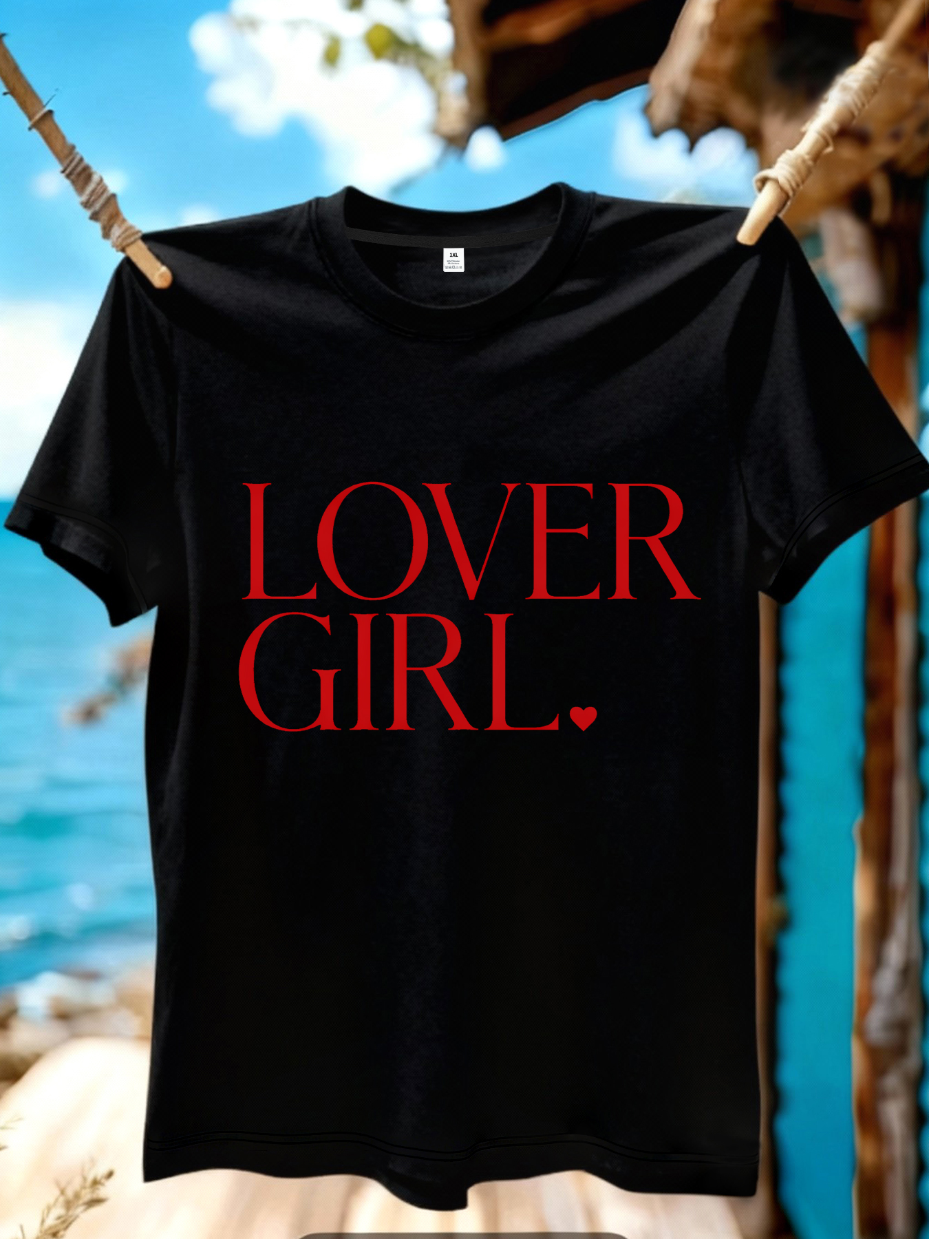Street Fashion Jersey - 【JYDX197】Letter printing plus size women's T-shirt