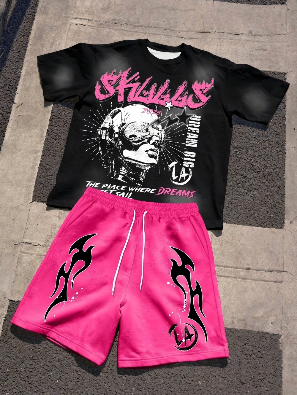 Street Fashion Men - 2026 Summer New Men's Short-Sleeved Shorts