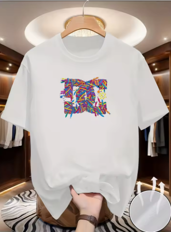 Street Fashion Vibes - Painted graffiti print 100% cotton men's