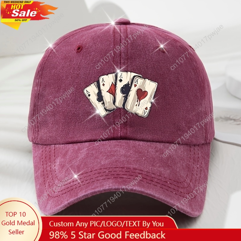 Baseball Cap Fitted - Unisex Retro Adjustable Baseball Cap with