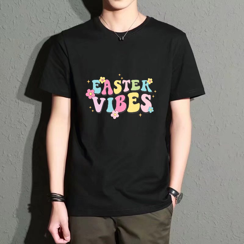 Men's Black Round-Neck Short-S - Street Fashion Vibes のレビューと価格