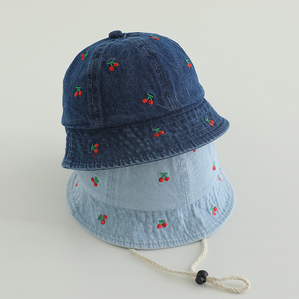 Cherry Embroided Jeans Fisherm - Bucket Hat Embroidered のレビューと価格