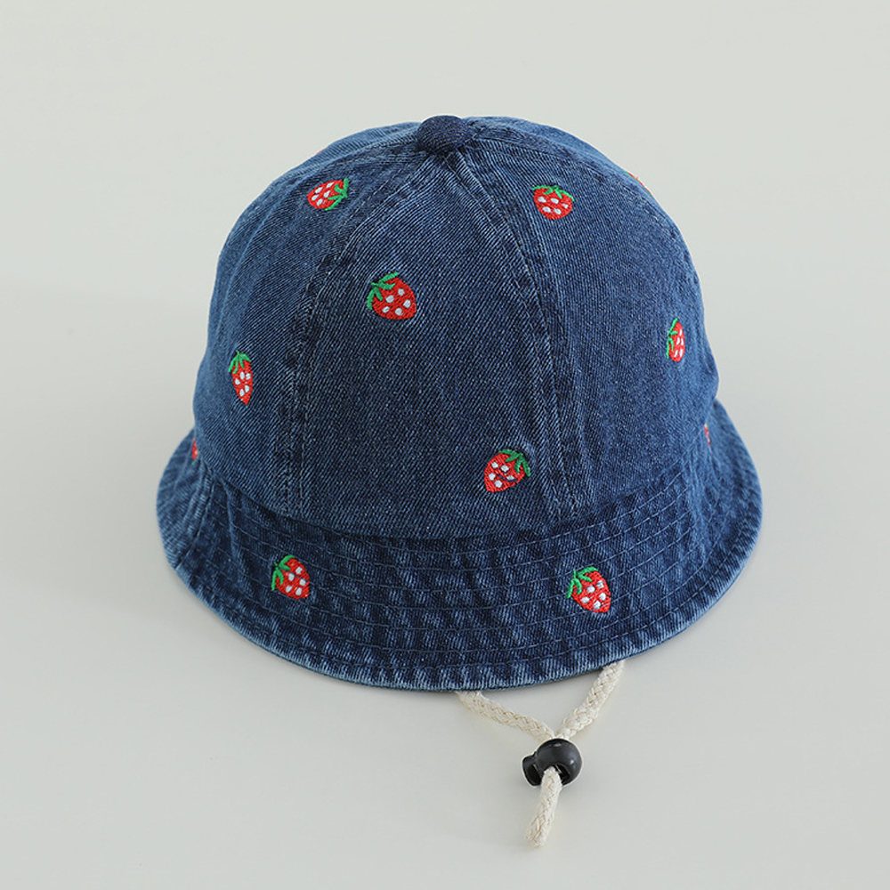 Cherry Embroided Jeans Fisherm - Bucket Hat Embroidered のレビューと価格