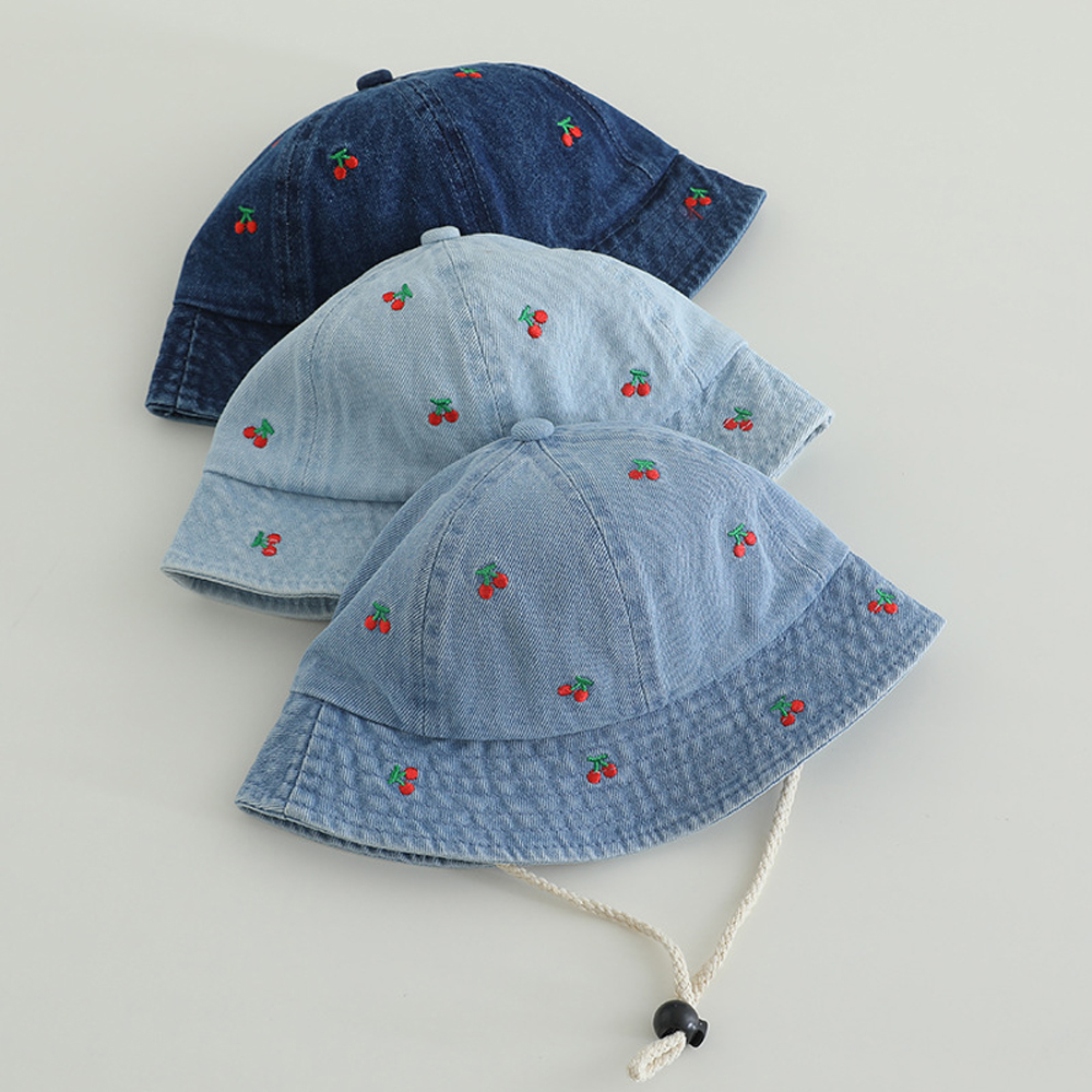 Cherry Embroided Jeans Fisherm - Bucket Hat Embroidered のレビューと価格