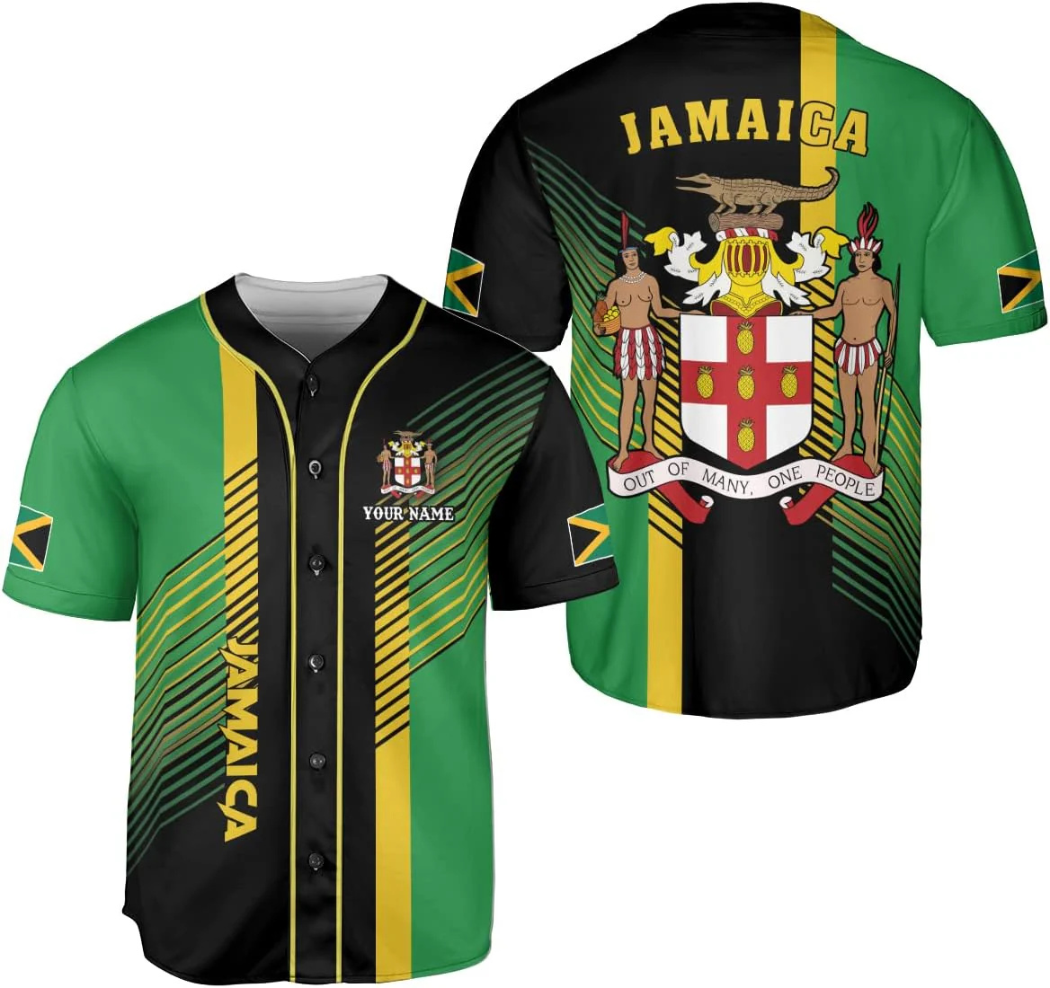 Personalized Name Jamaica Desi - Street Fashion Jersey のレビューと価格