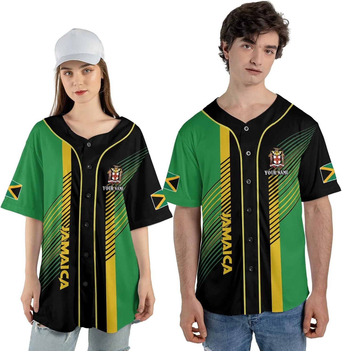 Personalized Name Jamaica Desi - Street Fashion Jersey のレビューと価格