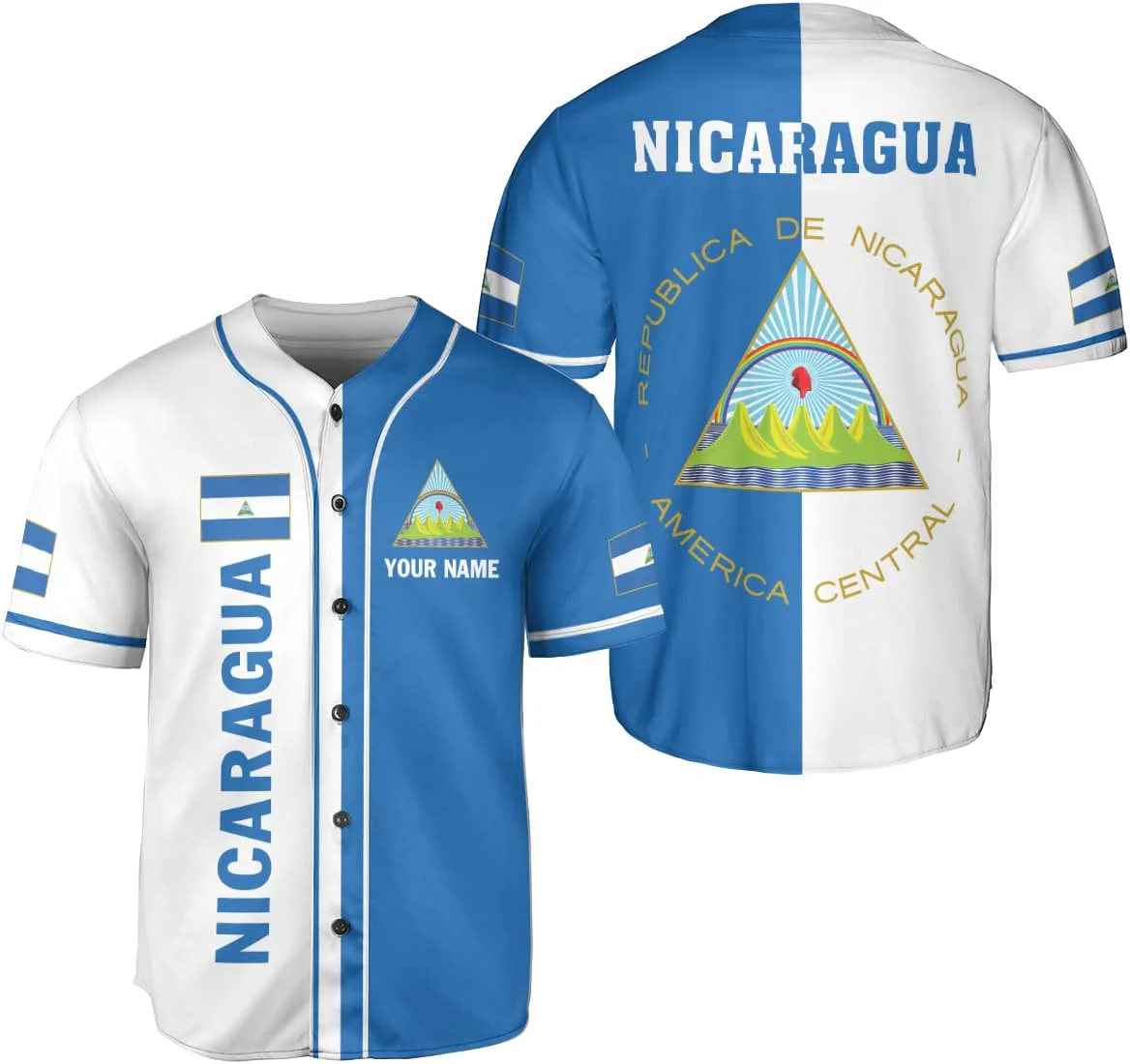 Personalized Name Nicaragua De - Street Fashion Jersey のレビューと価格