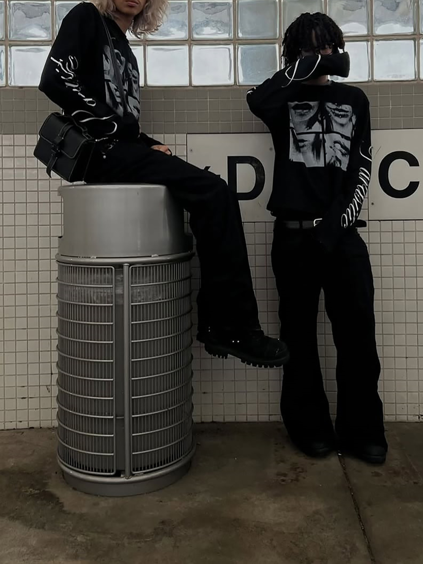 Dark style street punk unisex  - Fashion Streetwear のレビューと価格