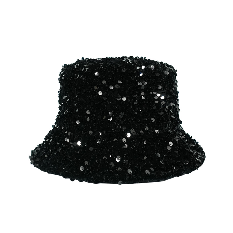 Sequined Bucket Hat Double sid - Bucket Hat Embroidered のレビューと価格