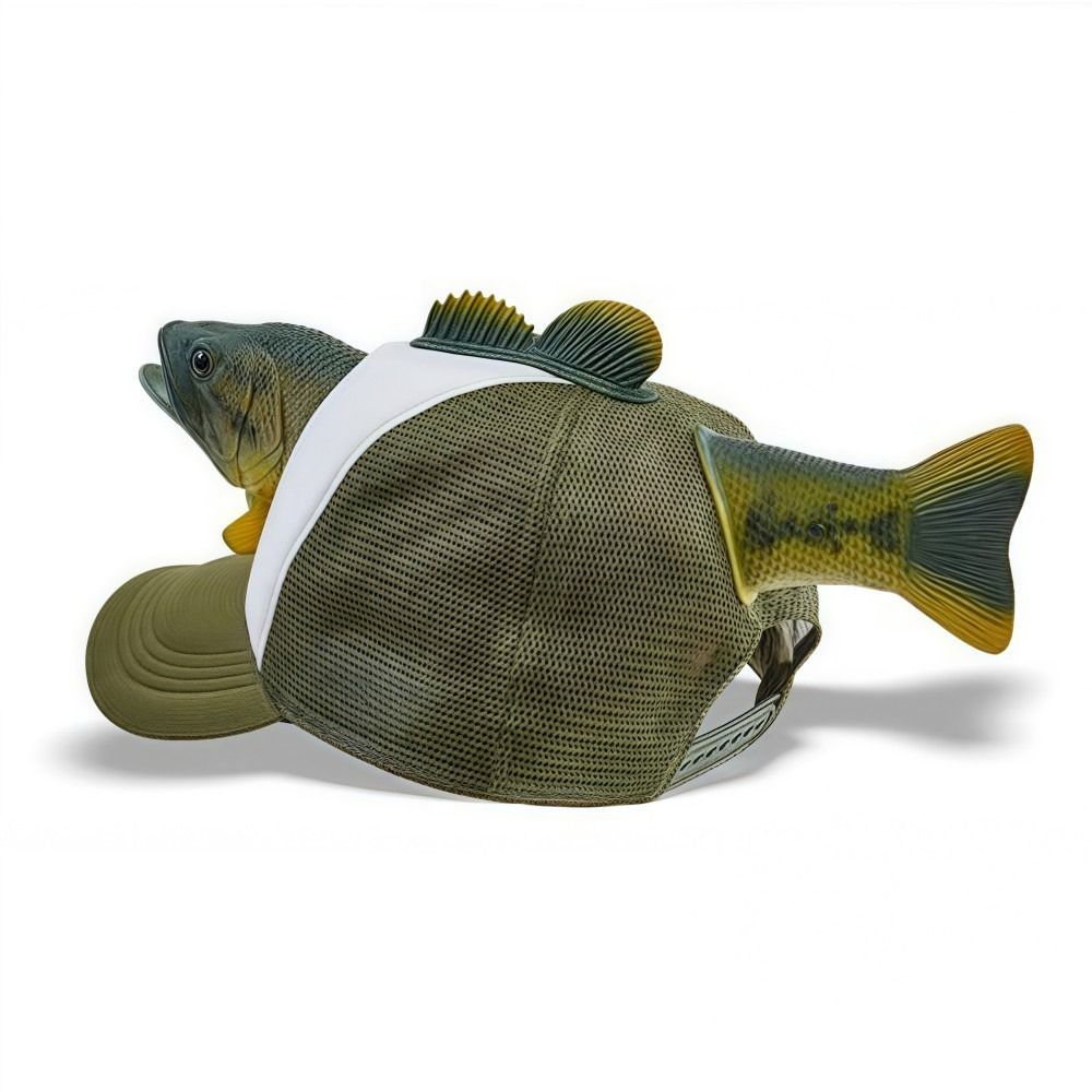 Funny 3D Fish Animal Trucker H - Baseball Cap Fitted のレビューと価格