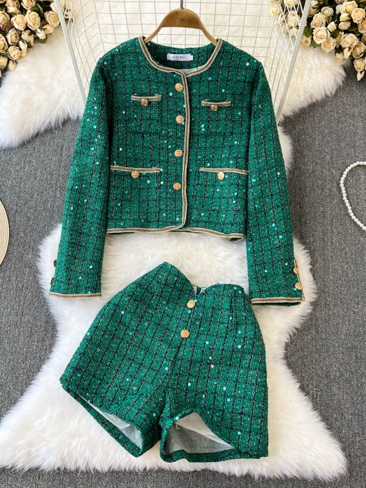 Autumn Winter Lady Two Piece O - Street Fashion Jacket のレビューと価格