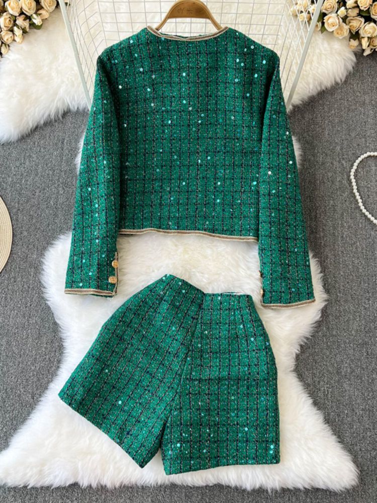 Autumn Winter Lady Two Piece O - Street Fashion Jacket のレビューと価格