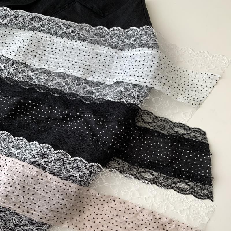 French Retro Long Stripe Polka - French Street Fashion のレビューと価格