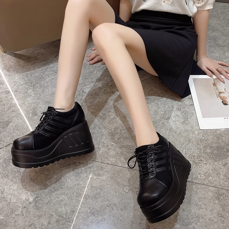 Big Size 35-43 Black Design Fe - Street Fashion Goth のレビューと価格