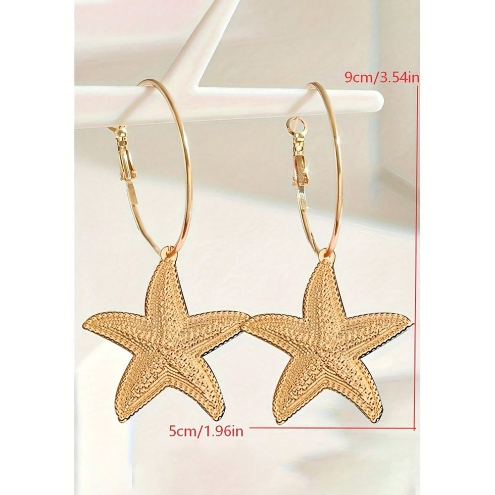 Ocean Style Star Earrings, Fas - Street Fashion Vibes のレビューと価格
