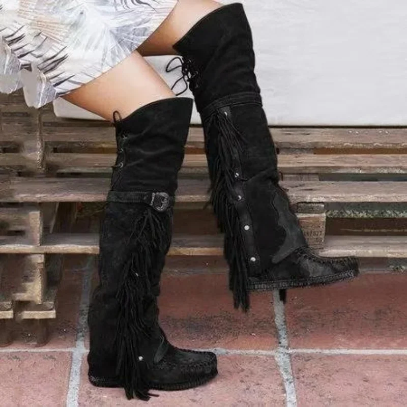 Fashion Bohemia Knee-length Wo - Street Fashion Girls のレビューと価格