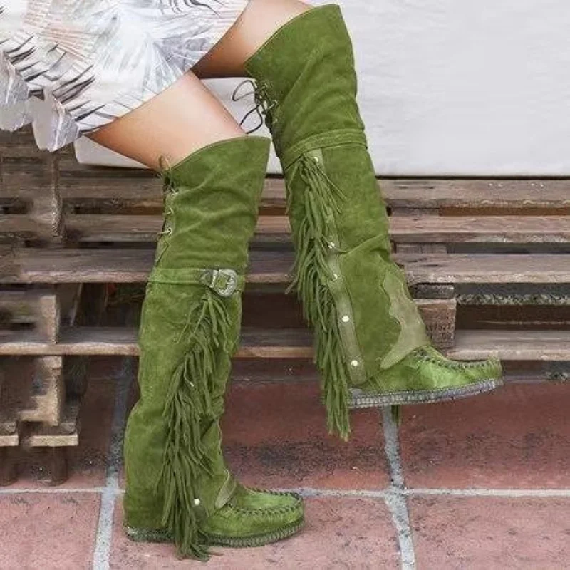 Fashion Bohemia Knee-length Wo - Street Fashion Girls のレビューと価格