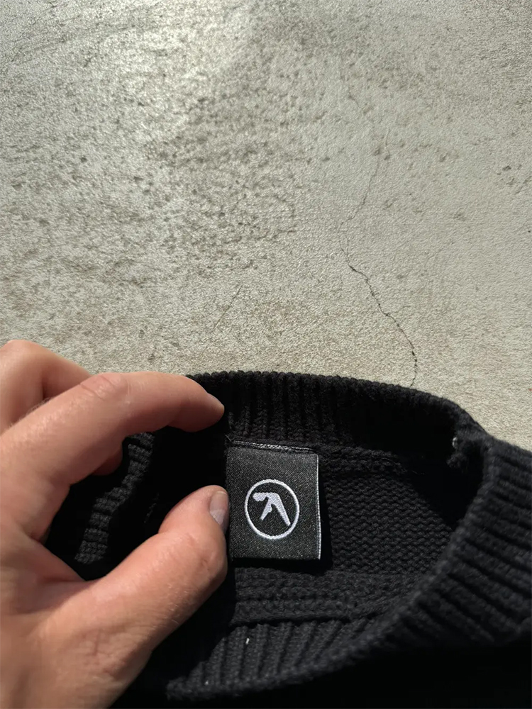 Men Sweater Y2K Aphex Twin Kni - Street Fashion Logo のレビューと価格