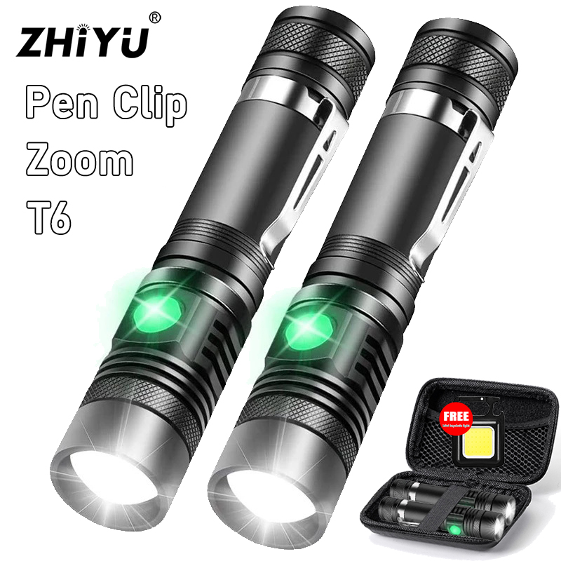Super Bright T6 Flashlight USB - Street Fashion Blog のレビューと価格