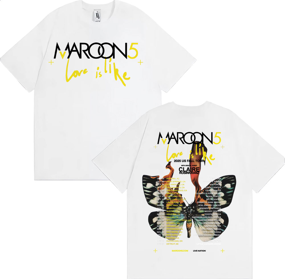 Band Maroon 5 Love Is Like US  - Street Fashion Fall 2025 のレビューと価格