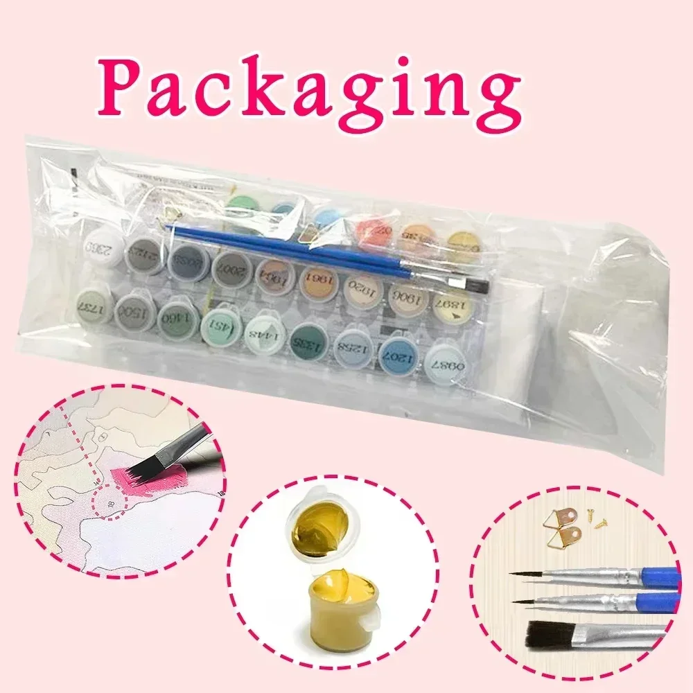 Frameless Diy Paint By Number  - Street Fashion Blog のレビューと価格