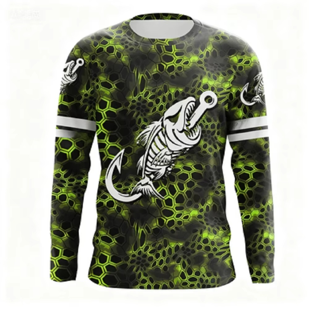 Fashionable Bass Pattern Crew  - Fashion Streetwear のレビューと価格