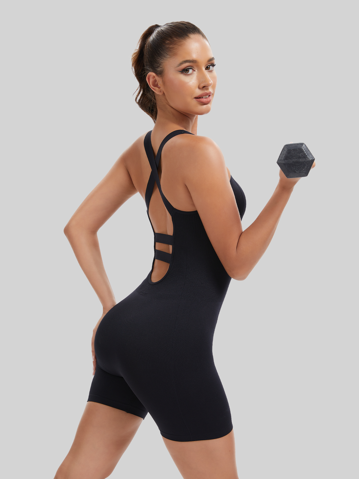 Knit Booty Lifting Bodysuit, Q - Street Fashion Blog のレビューと価格