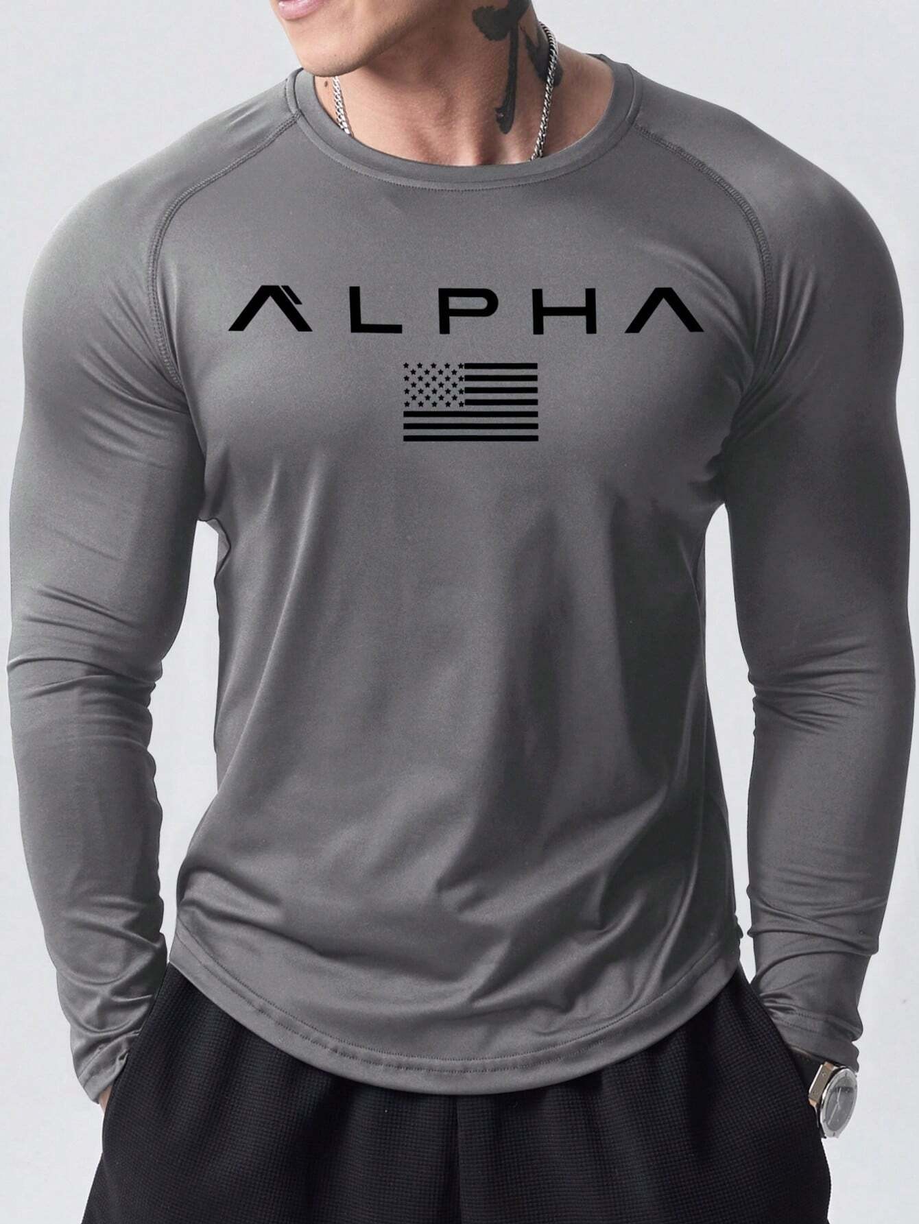 New men's long-sleeved T-shirt - Street Fashion Men のレビューと価格