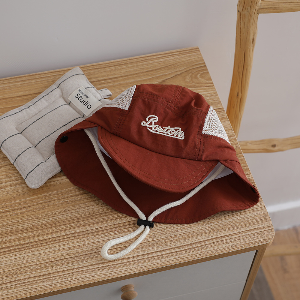 Letter Embroidered Baby Sun Ha - Bucket Hat Embroidered のレビューと価格