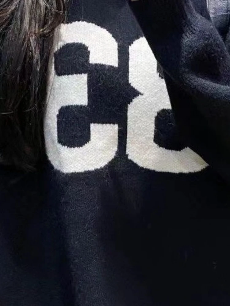 Y2K Vintage Knitted Sweater Wo - Fashion Streetwear のレビューと価格