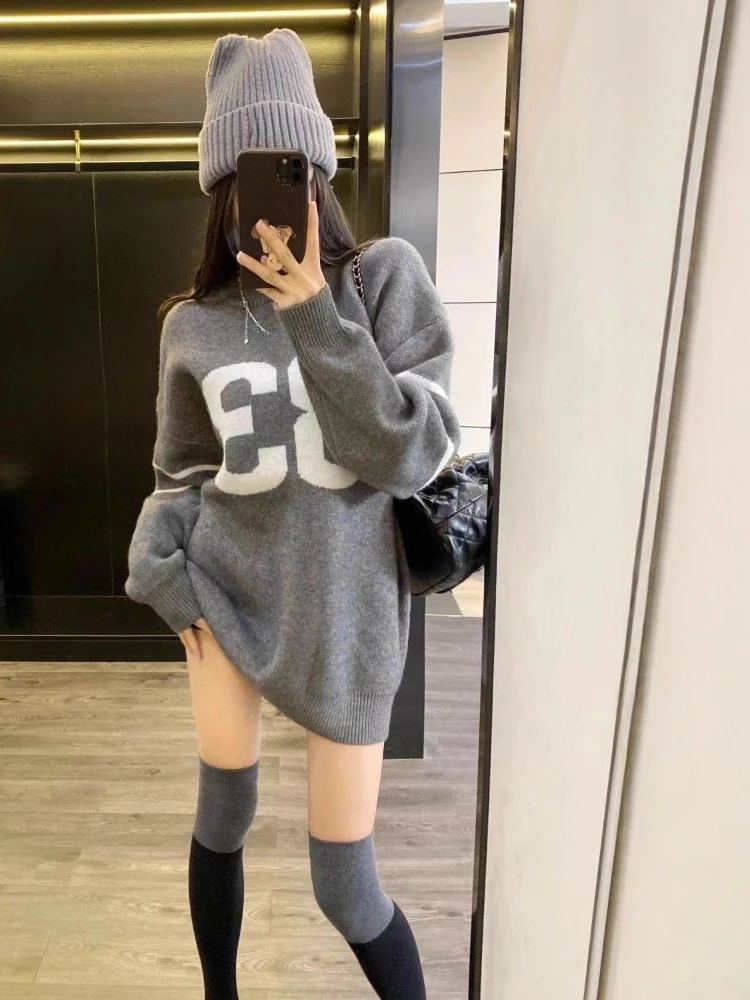 Y2K Vintage Knitted Sweater Wo - Fashion Streetwear のレビューと価格