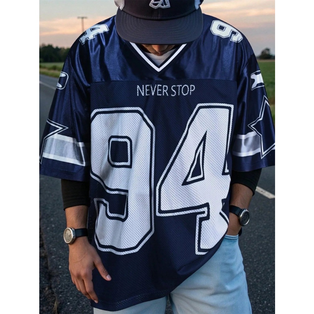 2026 Summer New Men's V-Neck T - Fashion Streetwear のレビューと価格