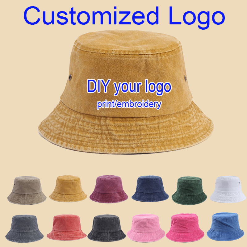 Customized Logo Print Embroide - Bucket Hat Embroidered のレビューと価格
