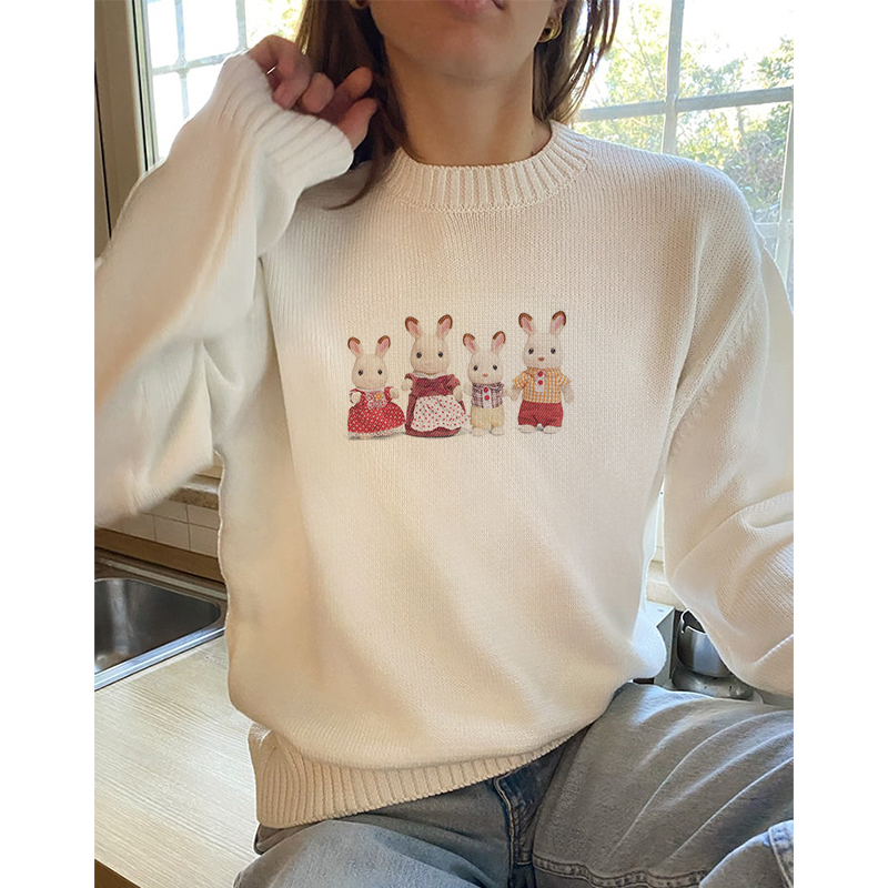 Spring Sweaters New Sweet Stre - Street Fashion Goth のレビューと価格