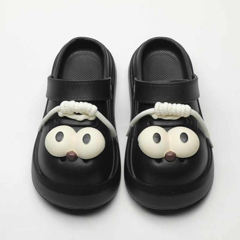 Cute DIY Big Eyes Fashion Clog - Street Fashion Girls のレビューと価格