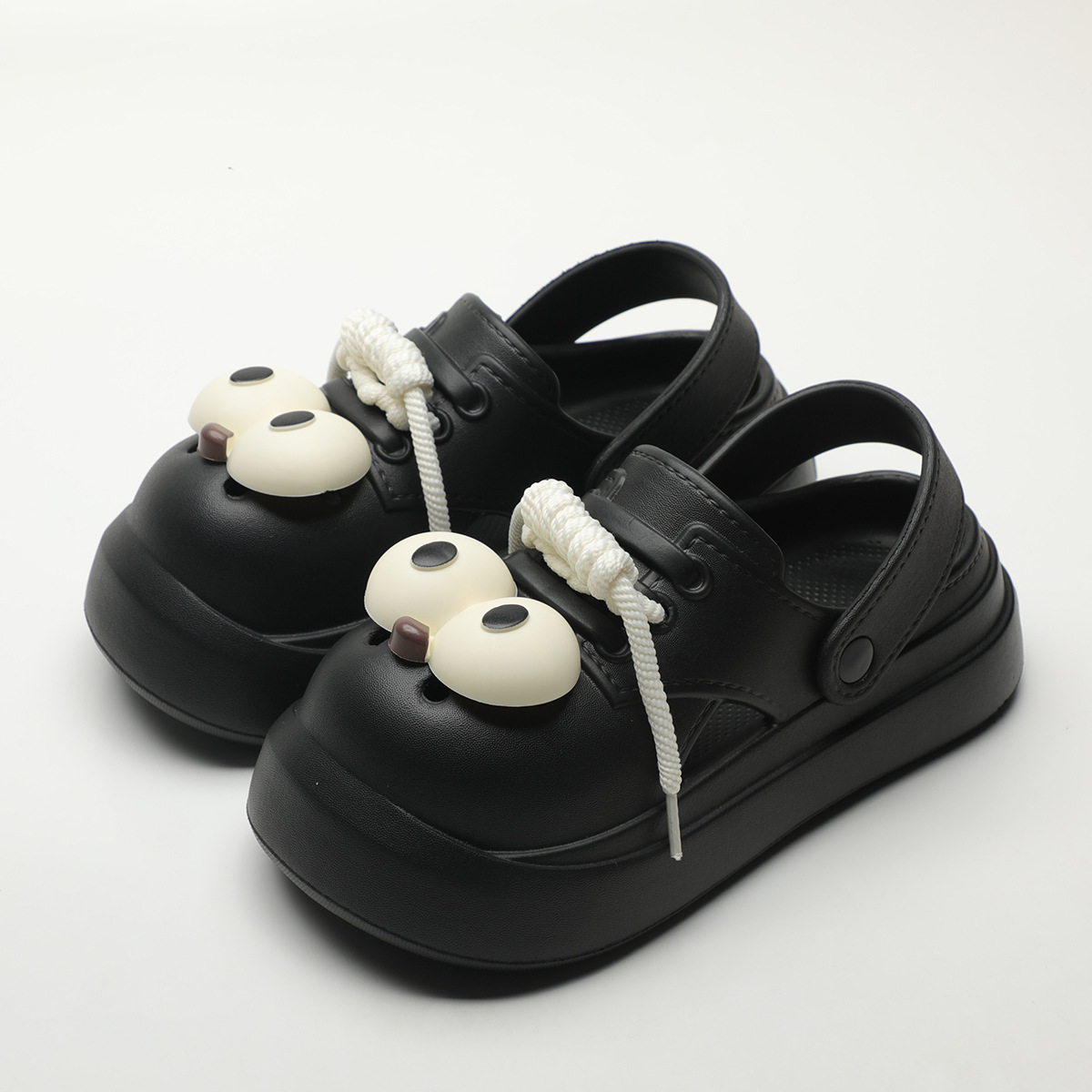 Cute DIY Big Eyes Fashion Clog - Street Fashion Girls のレビューと価格