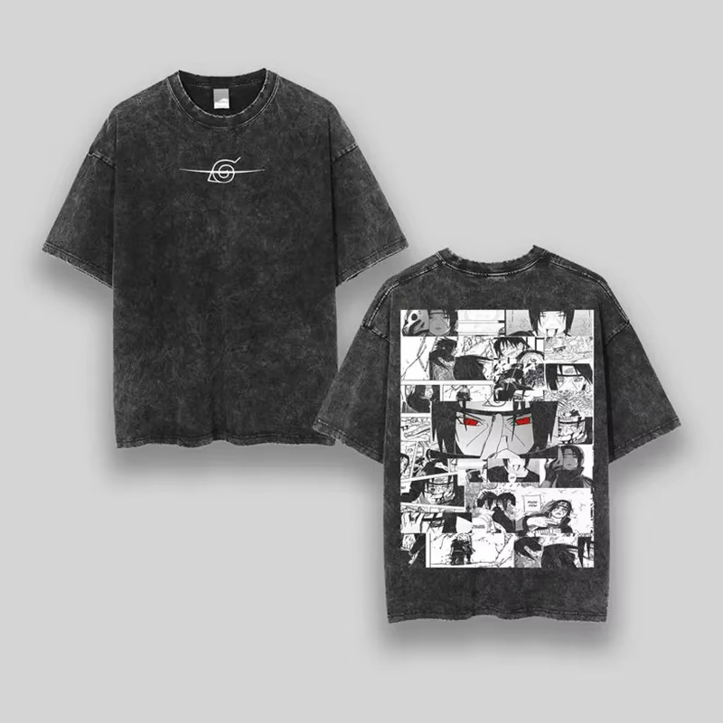 2026 summer Naruto Oversized T - Street Fashion Logo のレビューと価格