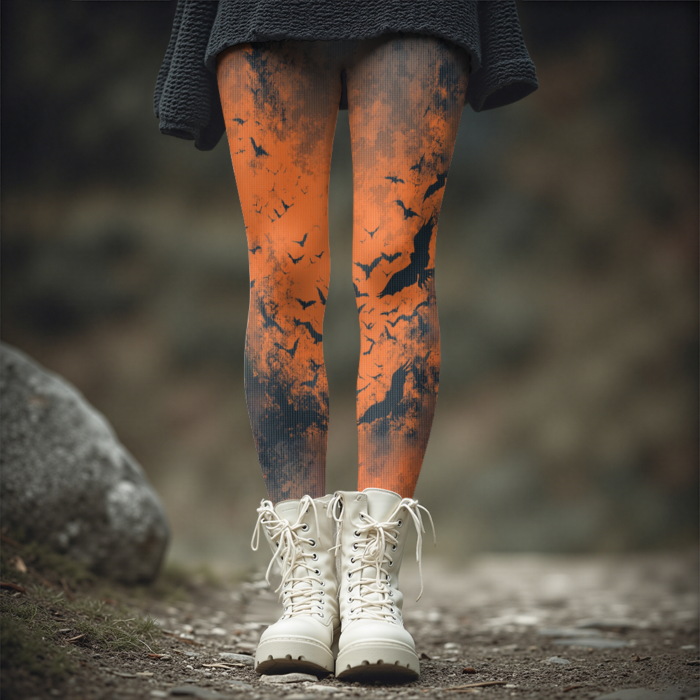 Women's Thick Winter Leggings  - Street Fashion Goth のレビューと価格