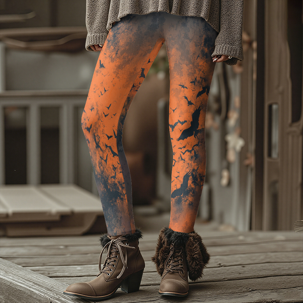 Women's Thick Winter Leggings  - Street Fashion Goth のレビューと価格
