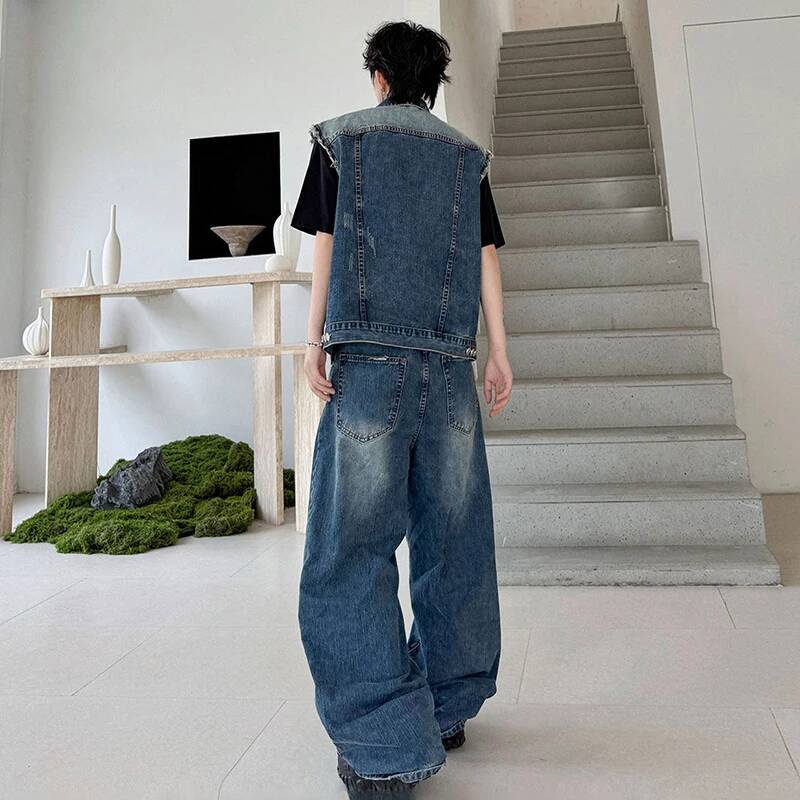 LUZHEN 2026 Summer Denim Two-p - Fashion Streetwear のレビューと価格