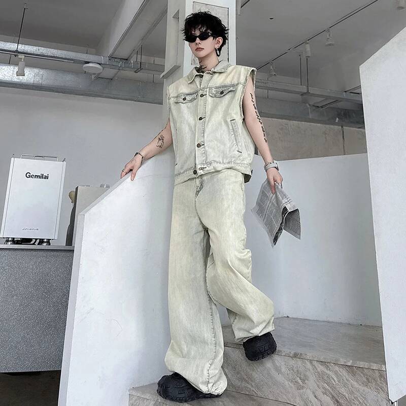 LUZHEN 2026 Summer Denim Two-p - Fashion Streetwear のレビューと価格