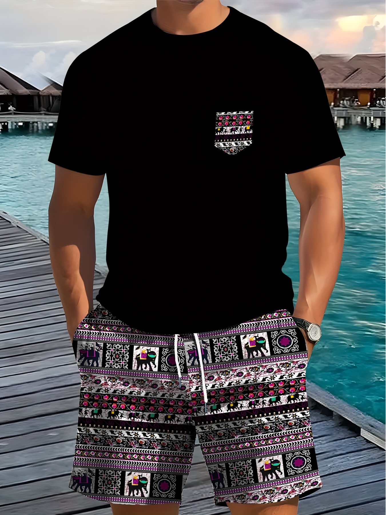 2026 Summer New Men's Short-Sl - Street Fashion For 2026 のレビューと価格