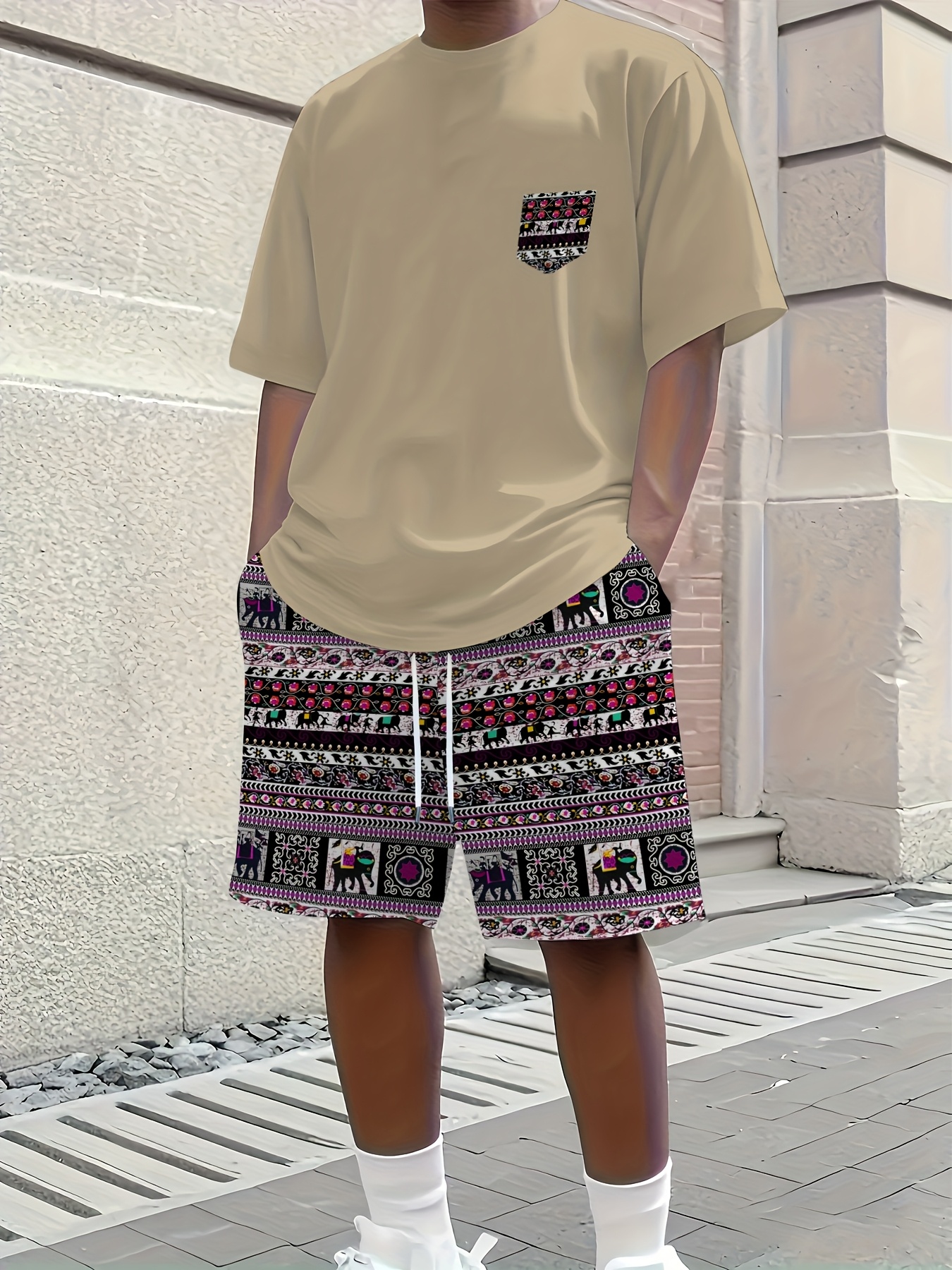 2026 Summer New Men's Short-Sl - Street Fashion For 2026 のレビューと価格