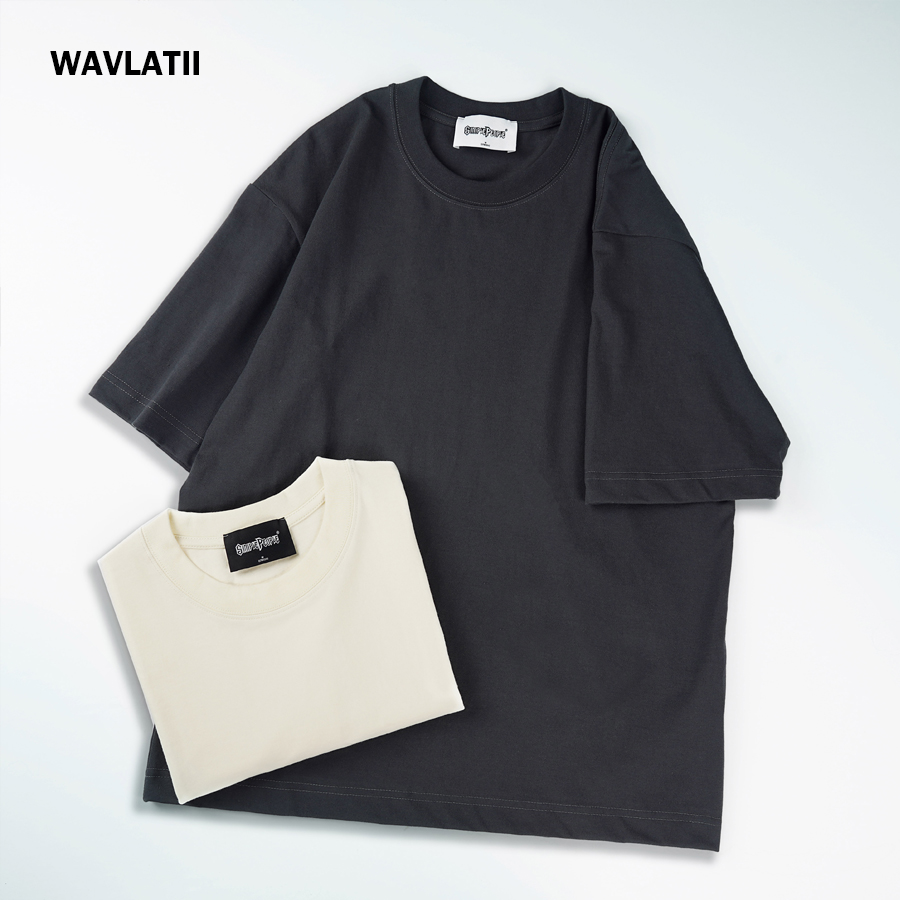 WAVLATII Oversized White Black - Street Fashion Jersey のレビューと価格