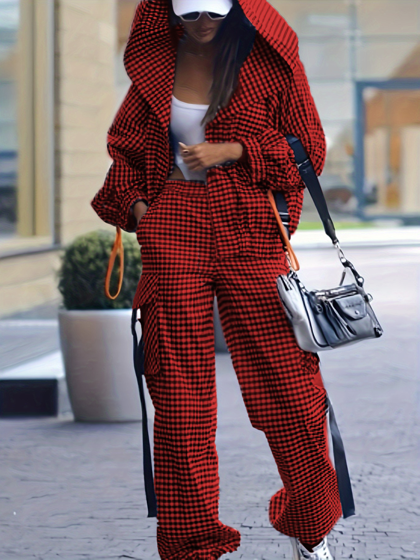 Spring Autumn Casual Plaid Pri - Street Fashion Jacket のレビューと価格