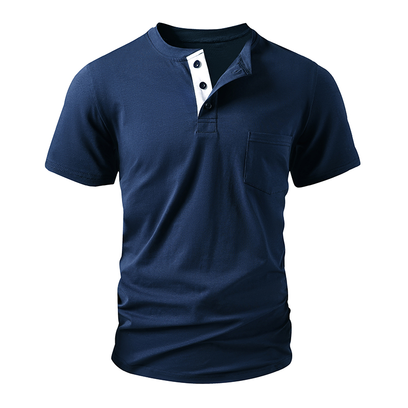 Henley T Shirt Men's EU Size C - Fashion Streetwear のレビューと価格