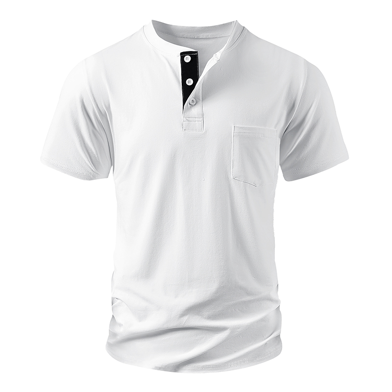Henley T Shirt Men's EU Size C - Fashion Streetwear のレビューと価格